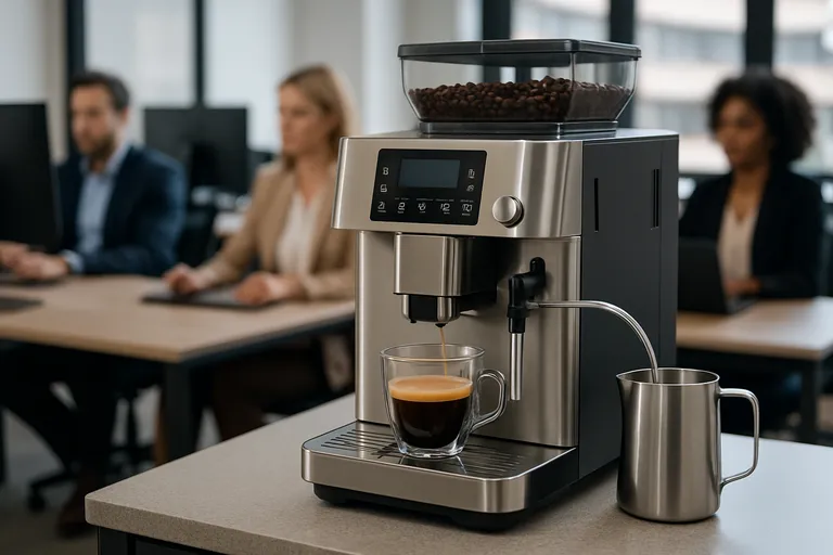 Welke espressomachine is ideaal voor op werk?